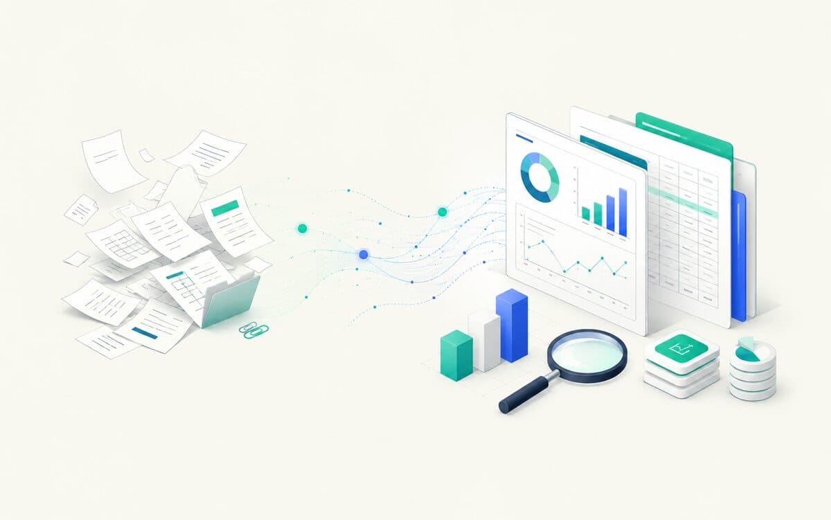 Documents flowing into structured analysis